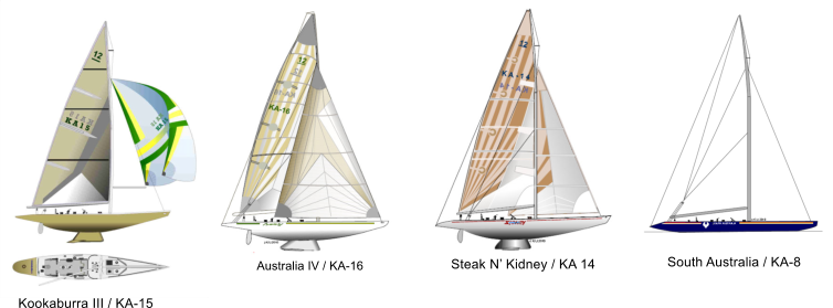 Kookaburra III / KA-15 Australia IV / KA-16 Steak N Kidney / KA 14 South Australia / KA-8