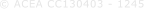  ACEA CC130403 - 1245
