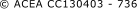  ACEA CC130403 - 736